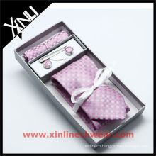 Pocket Square Cufflink Tie Clip Custom Paper Envelope Set Necktie Packaging Box